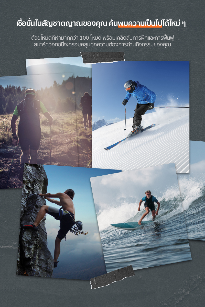 Garmin Instinct 3 นาฬิกาสมาร์ทวอทช์ระบบ GPS รับประกันศูนย์ไทย 2 ปี