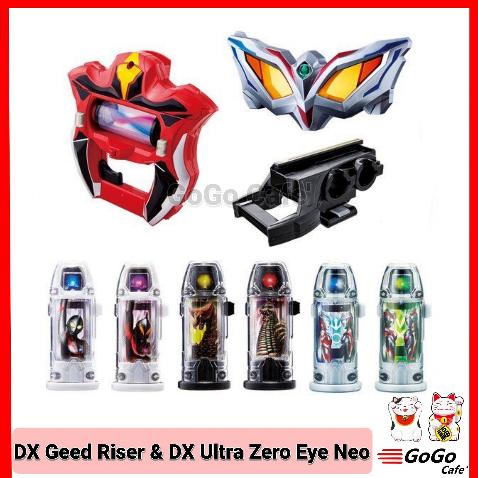 DX Geed Riser & DX Ultra Zero Eye Neo ที่แปลงร่าง อุลตร้าแมน จี๊ด ...