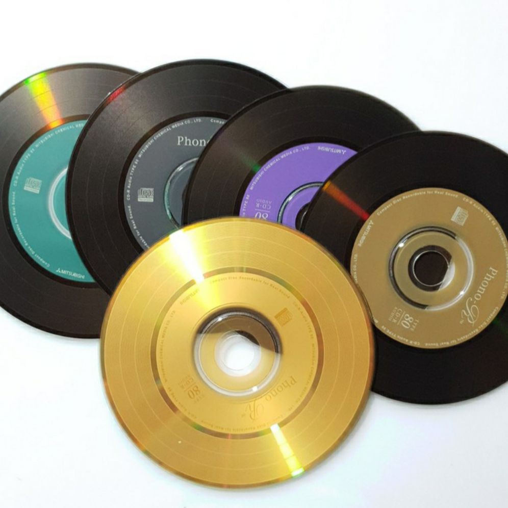 CD-R AUDIO RITEK (ลายแผ่นเสียงคละสี). แพ็ค 50 แผ่น | Shopee Thailand