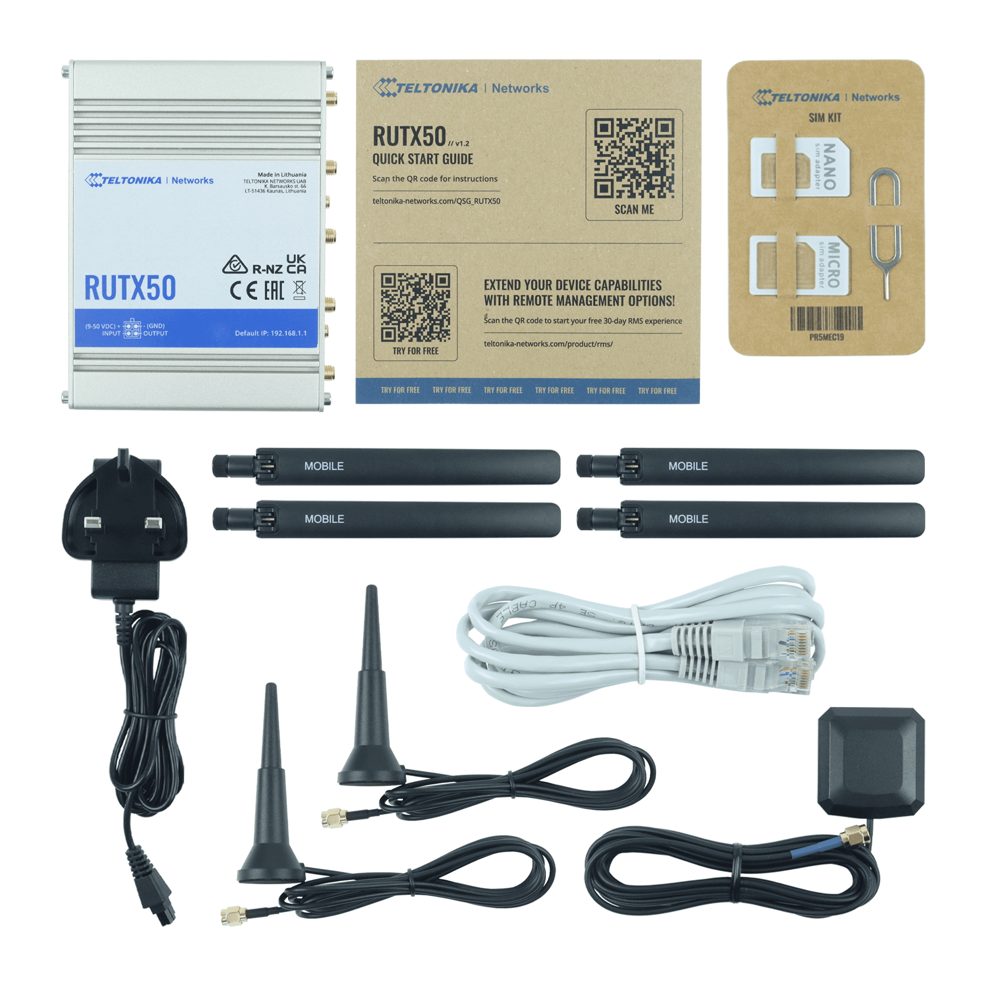 Teltonika RUTX50 5G Industrial Grade Router (เราเตอร์ระดับอุตสาหกรรม ...