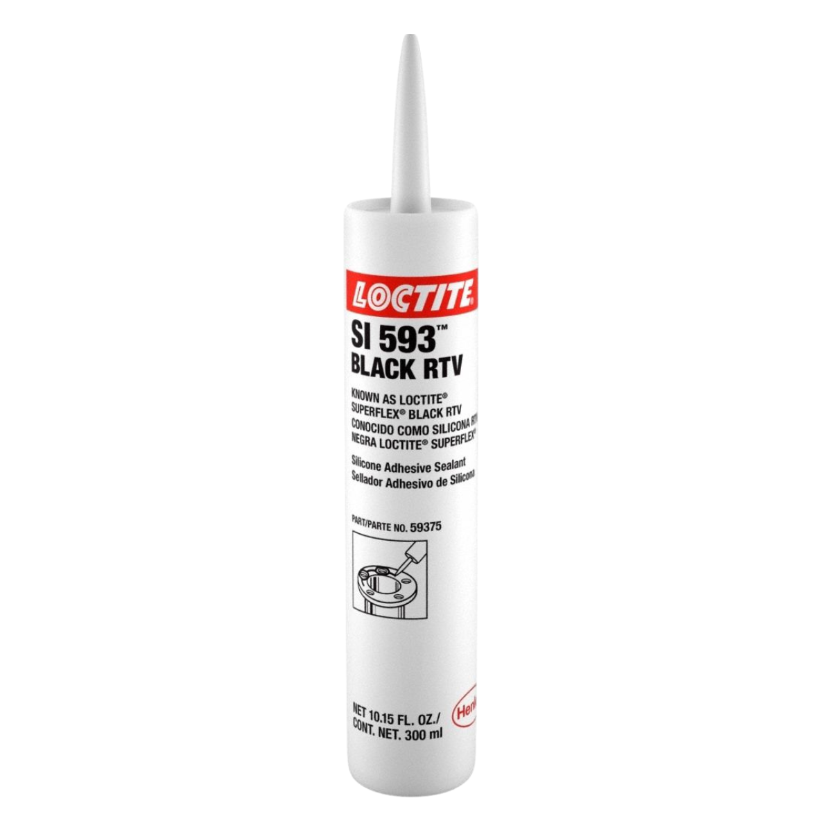 LOCTITE 593 Black RTV กาวซิลิโคนสีดำ ขนาด 300 ml. | Shopee Thailand