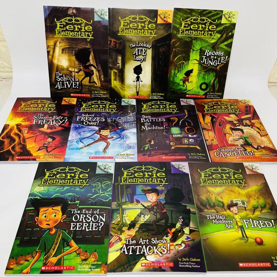 10 Books/Set Eerie Elementary The School Is Alive Children English ...
