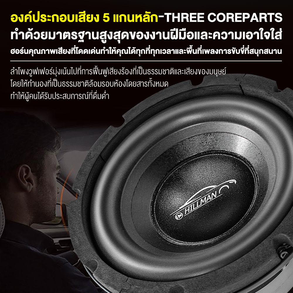 GTR DIYซับวูฟเฟอร์ 10นิ้ว เหล็กล่อ วอยซ์คู่ แม่เหล็ก วอยซ์คอยล์ BASV ทน ...