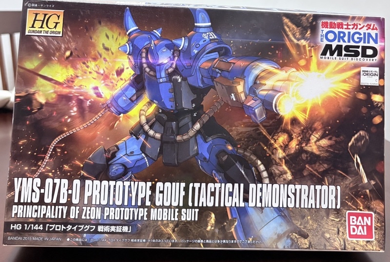 BANDAI HG GTO 004 PROTOTYPE GOUF (TACTICAL DEMONSTRATOR)กล่อง85-90% ...