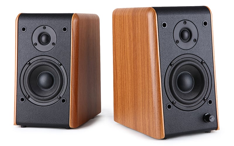 SPEAKER (ลำโพง) MICROLAB B77 (WOOD) | Shopee Thailand
