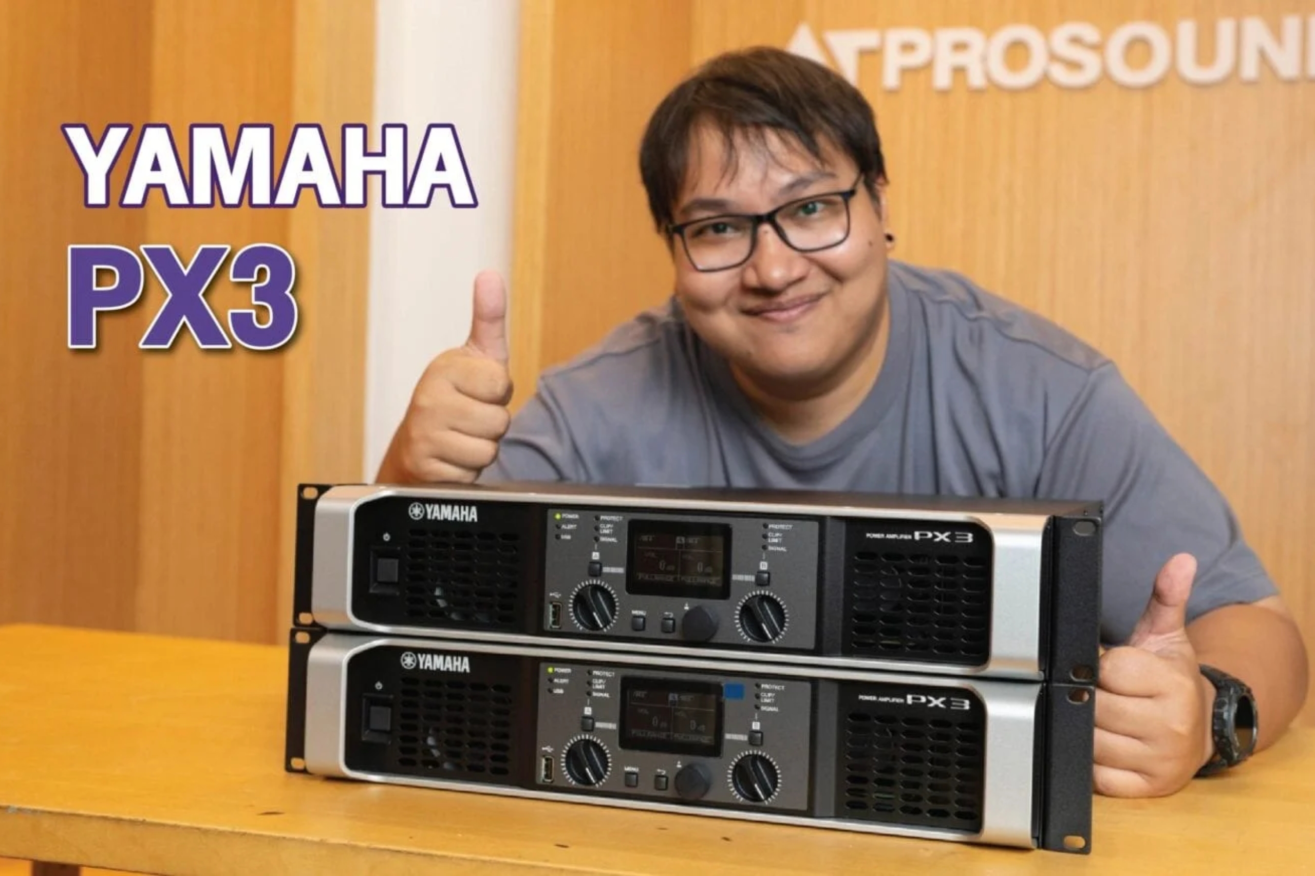 YAMAHA PX3 เพาเวอร์แอมป์คลาส D 2 แชนแนล กำลังขับ 500 วัตต์ที่ 4 โอห์ม ...
