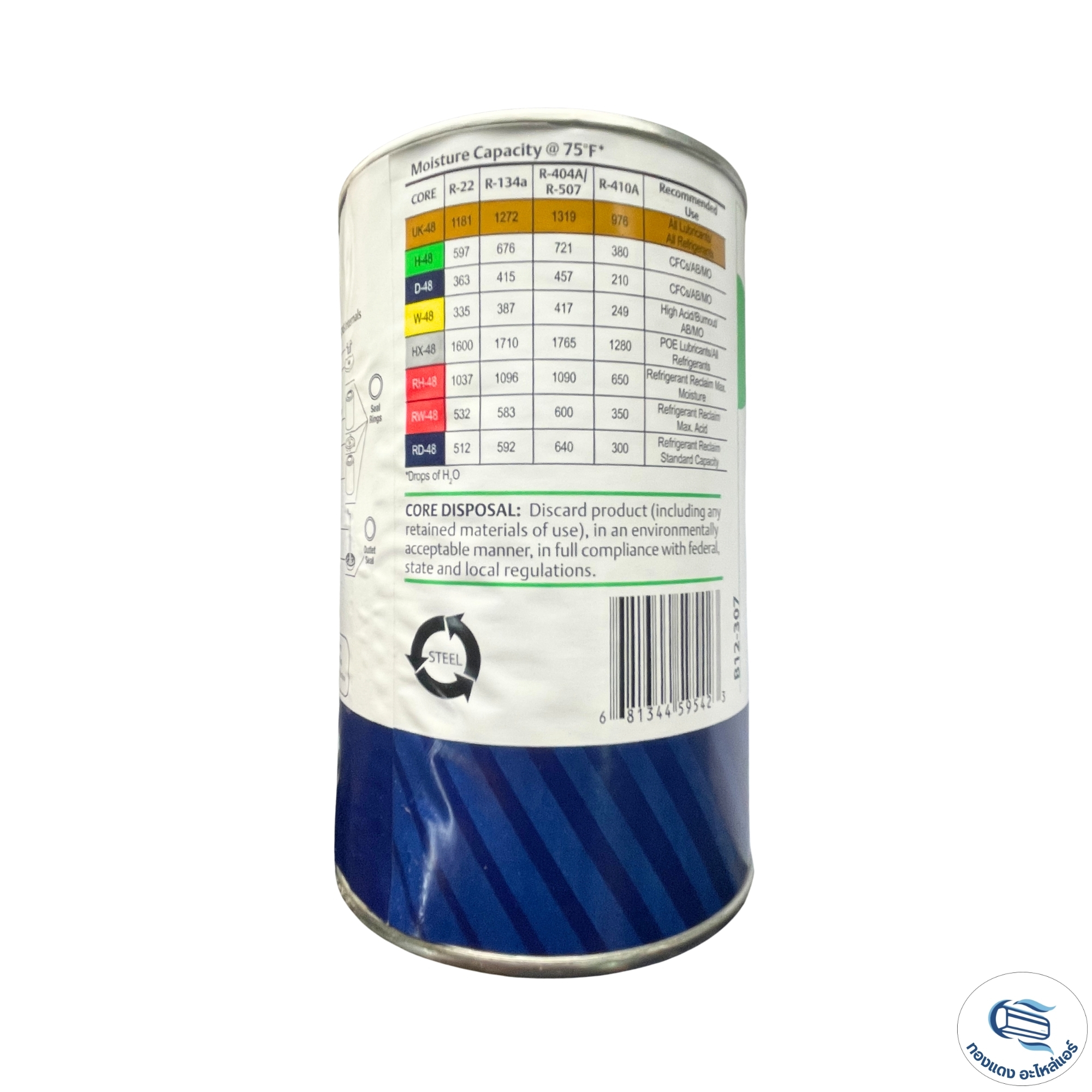 Emerson (อิเมอร์สัน) Drier Core รุ่น H-48 ไดเออร์ คอร์ ฟิวเตอร์ ดรายเอ ...