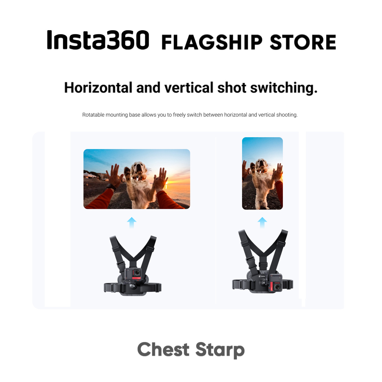 Insta360 สายรัดหน้าอก Chest Strap สำหรับ กล้อง แอคชั่นแคม คาดหน้าอก ...