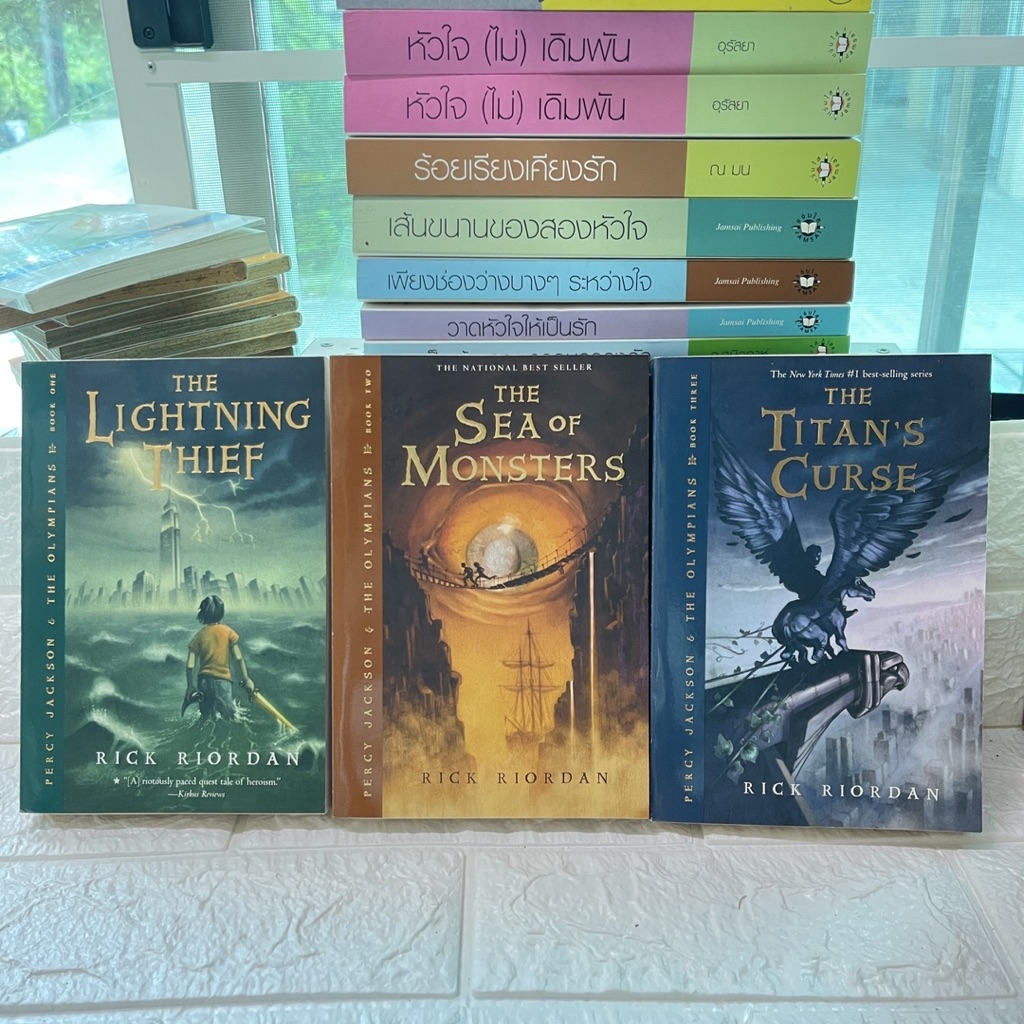 NOVEL The Lightning Thief (Box Set) โดย Rick Riordan (หนังสือภาษาอังกฤษ ...