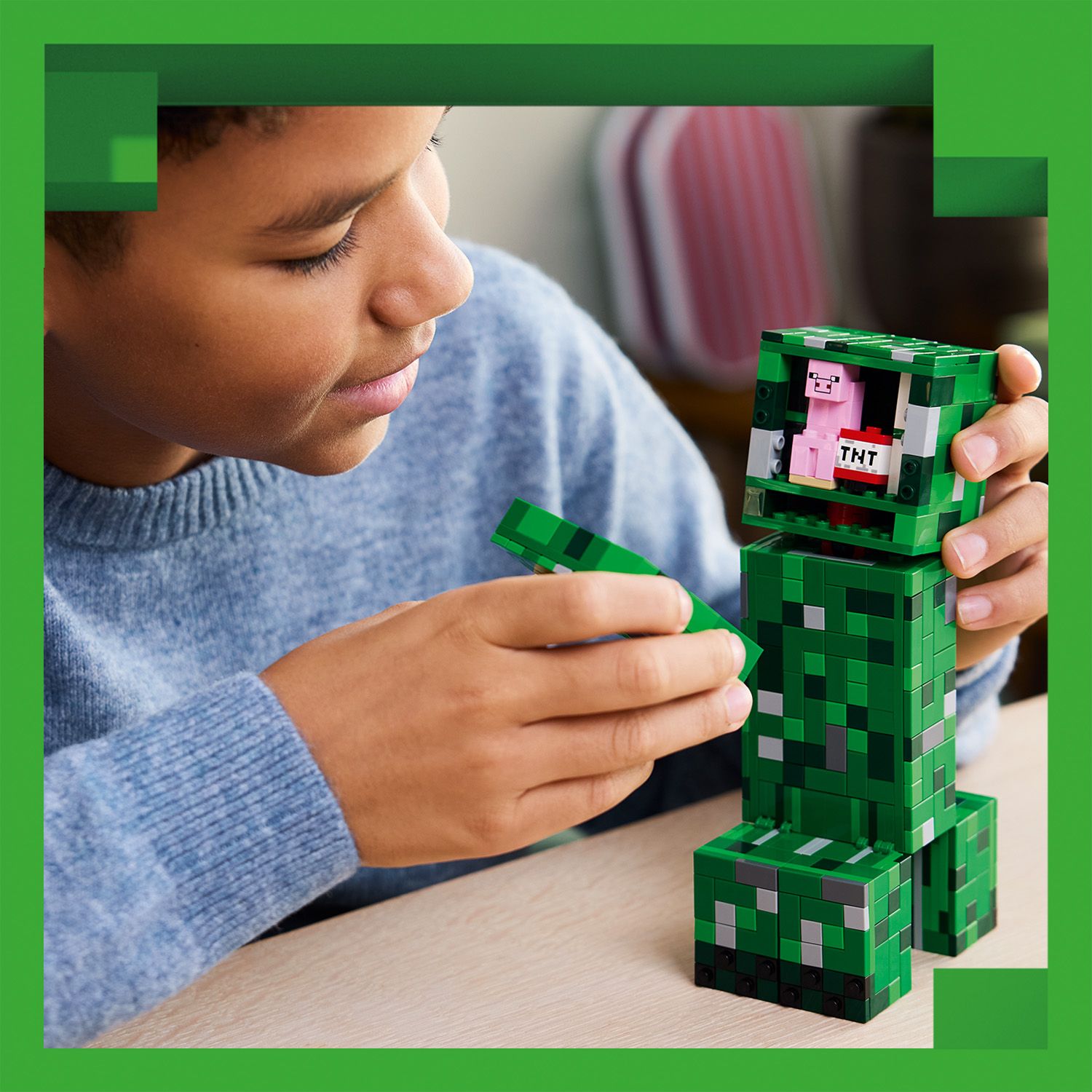 LEGO Minecraft 21276 The Creeper (665 Pieces) | Shopee Thailand