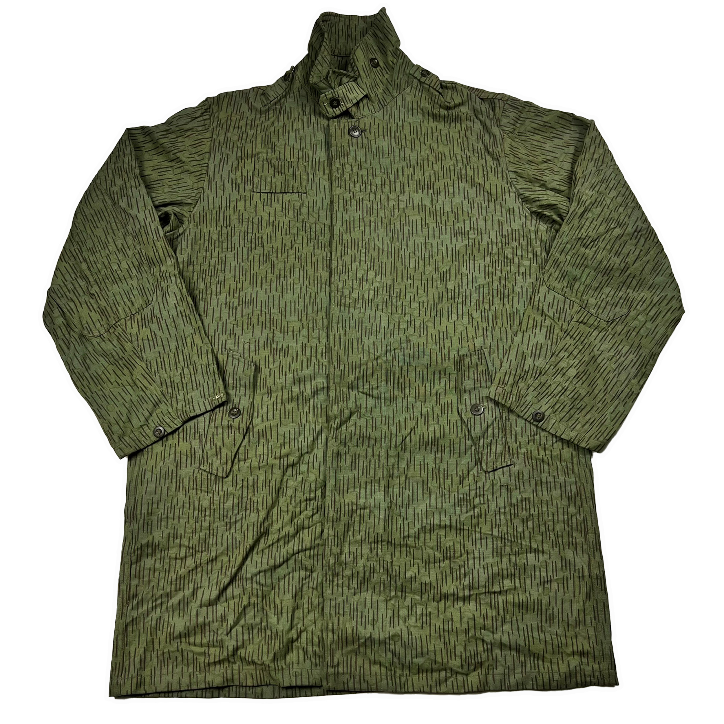 แจ็คเก็ตเดินป่า 1960s Czech Army Rain Pattern Overcoat MSP Rare 1965 ...