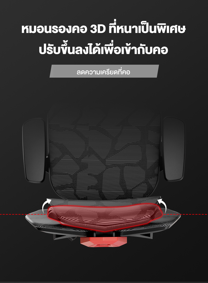 Kris Y08 เก้าอี้เพื่อสุขภาพ E-Sports Ergonomic คุณสมบัติมากมาย สมรรถนะสูง เกรดคุณภาพ เก้าอี้ตามหลักสรีรศาสตร์ รับประกัน 3 ปี อะไหล่ทดแทนฟรี