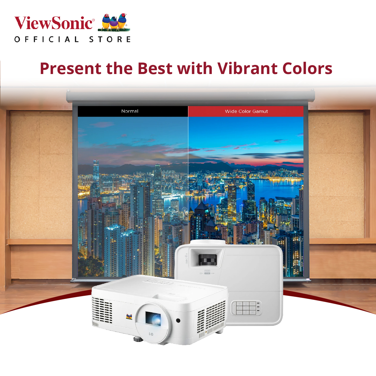 ViewSonic LS510WE WXGA画質 LED ビジネスプロジェクター