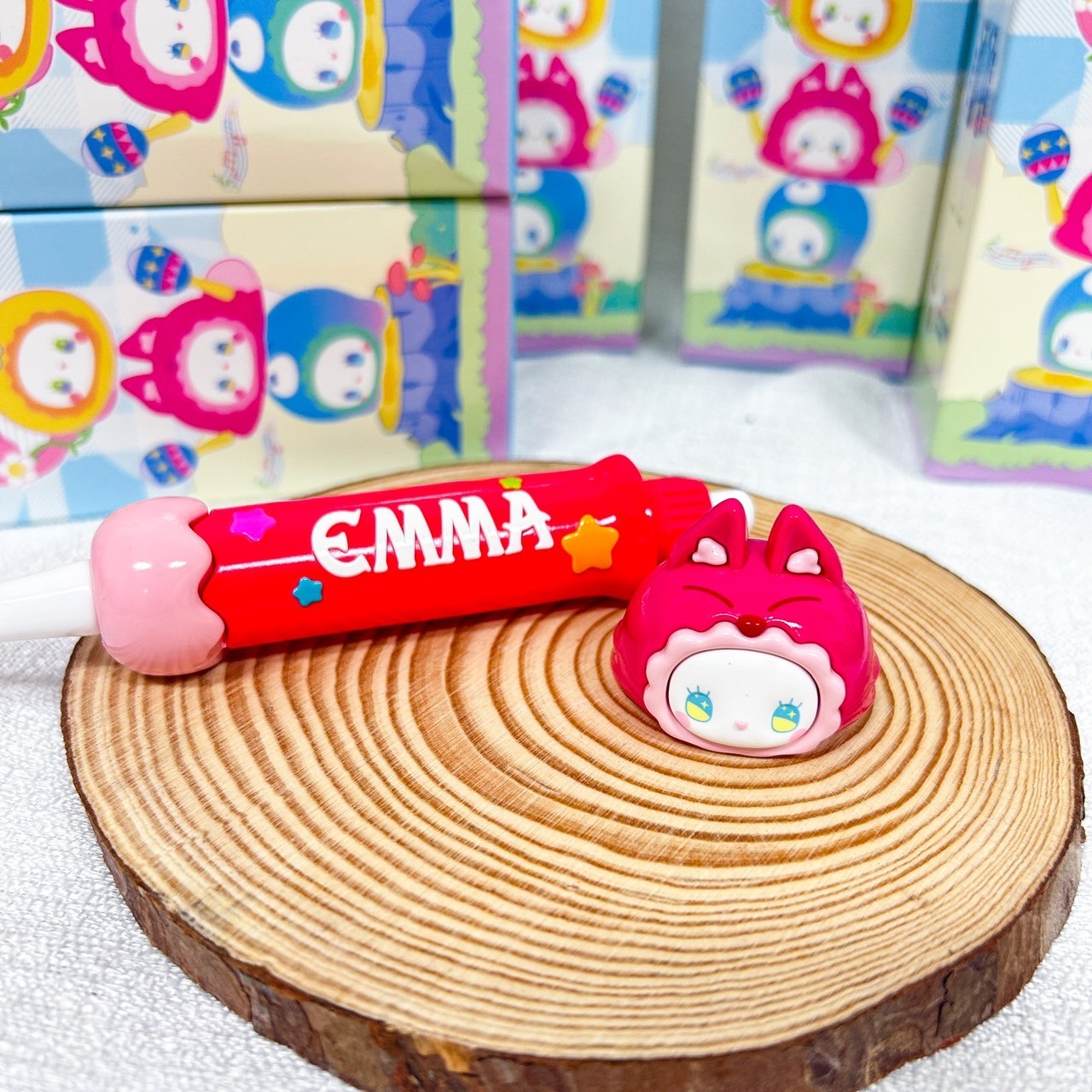พร้อมส่งในไทย กล่องจุ่ม EMMA Toothbrush Surprise Case แปรงสีฟัน Emma ...
