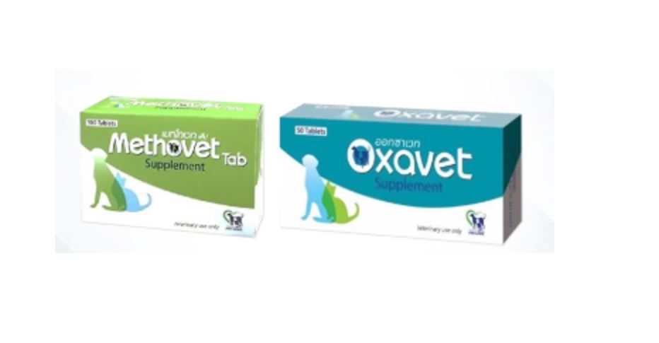 Methovet & Oxavet ลดการเกิด-สลายนิ่วในสุนัขและแมว ปรับค่า pH ของปัสสาวะ ...