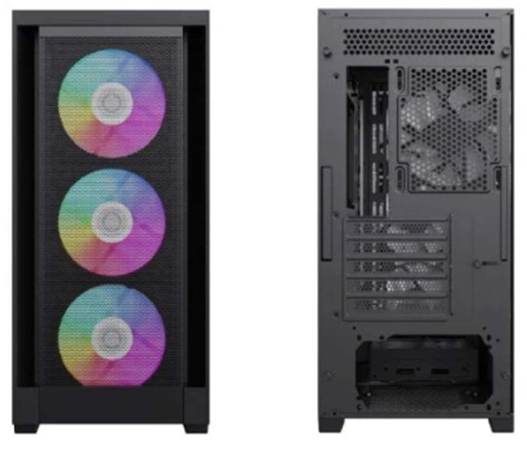 Cold Cool SC5 Case mATX Black เคสคอมพิวเตอร์ (CAS-CCC-SC5BKMATX ...