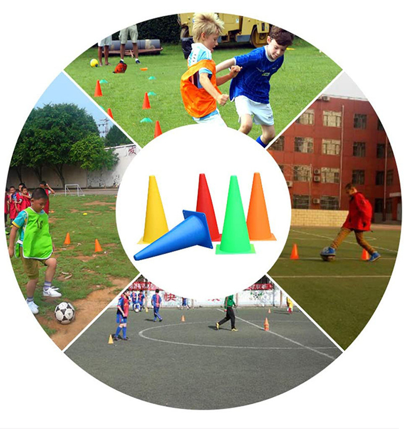 กรวยซ้อมวิ่ง ซ้อมกีฬา 18cm มีหลายสีให้เลือก Sport Training Cones ช่วยใน ...
