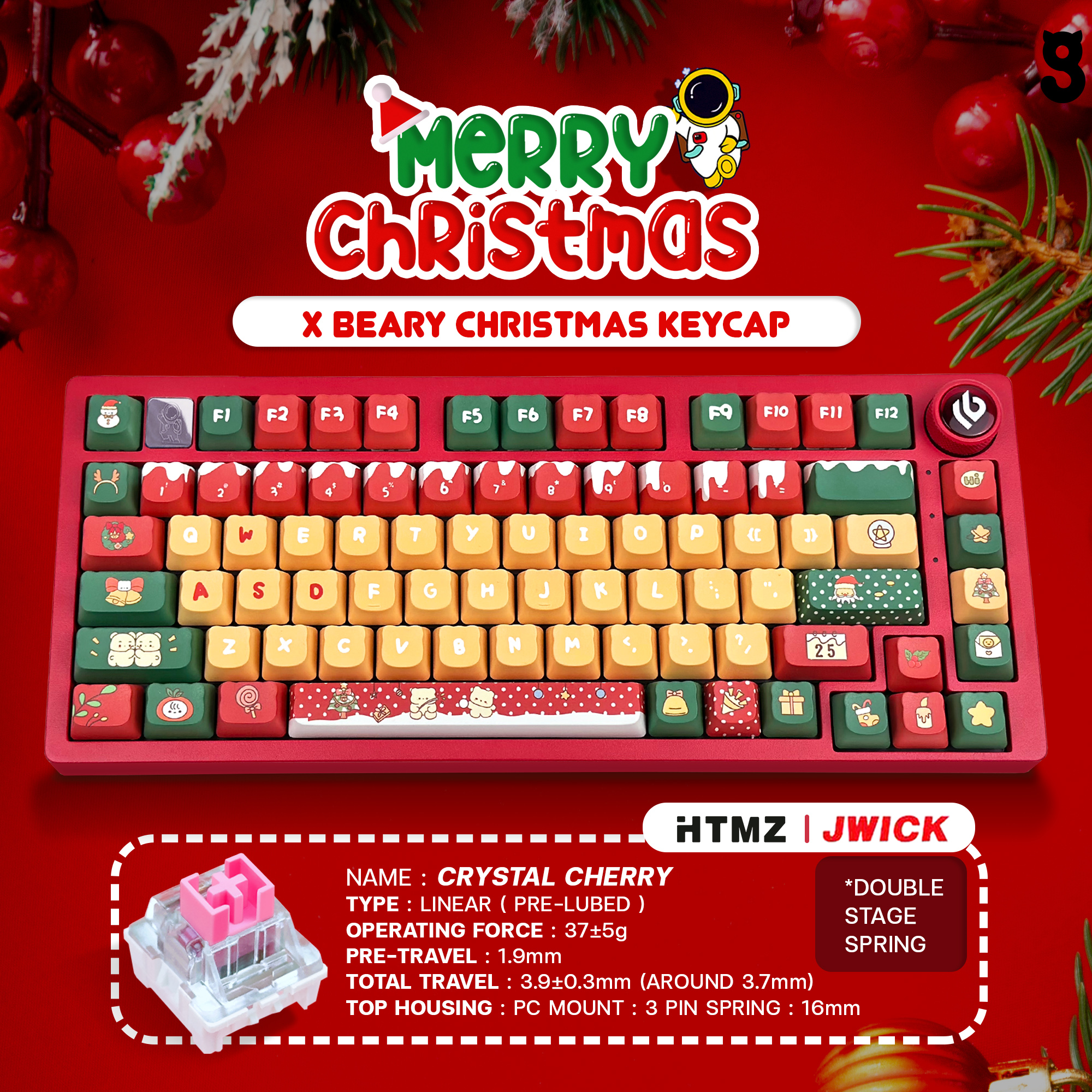 (พร้อมส่งจากไทย) LEOBOG Hi75 Hl75 Christmas Editions Bear christmas ...