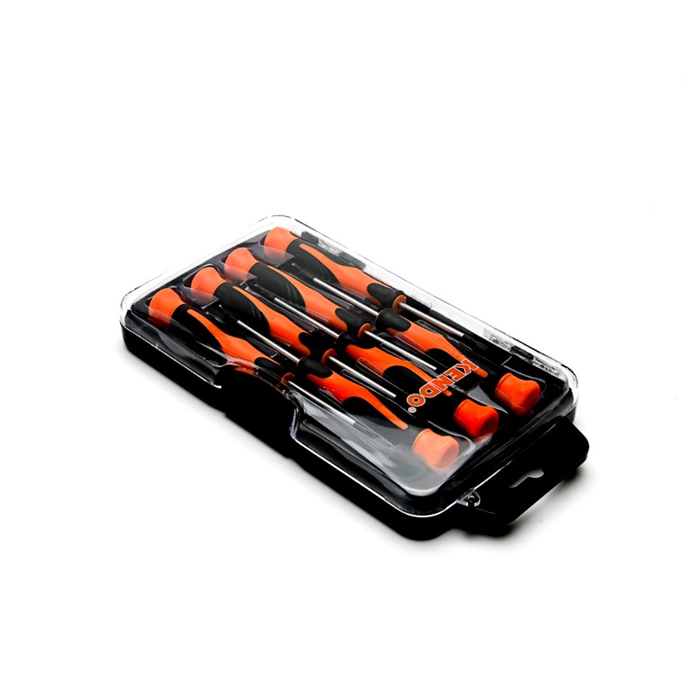 KENDO 20538 ชุดไขควง Precision 7 ตัวชุด (ด้ามหุ้มยาง) | Shopee Thailand
