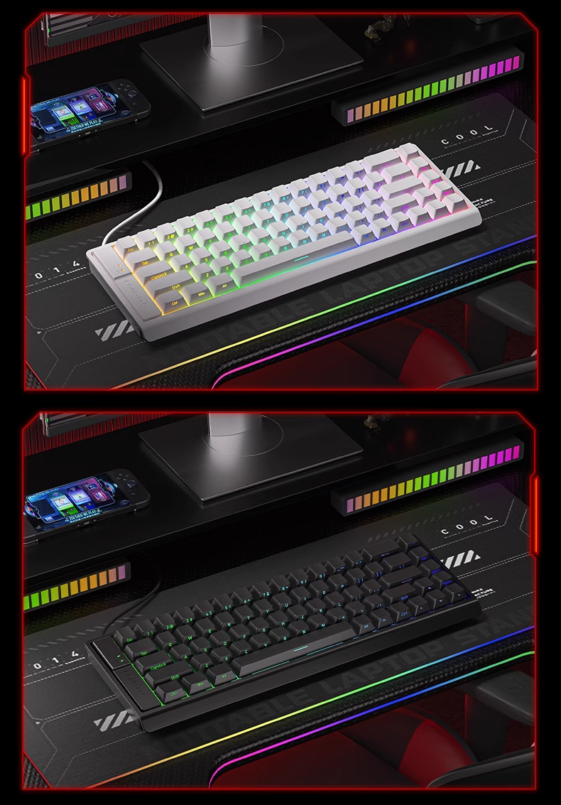 LANGTU MC68 Magnetic Switch Keyboard Mechanical Keyboardสวิตช์แม่เหล็ก ...