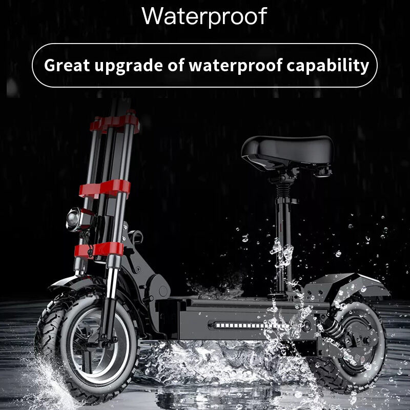 SEALUP Q20 รถไฟฟ้า สกู๊ตเตอร์ไฟฟ้า รุ่นออฟโรด สกูตเตอร์ไฟฟ้าผู้ใหญ่พับได้ กันน้ำ สกู๊ดเตอร์ไฟฟ้า