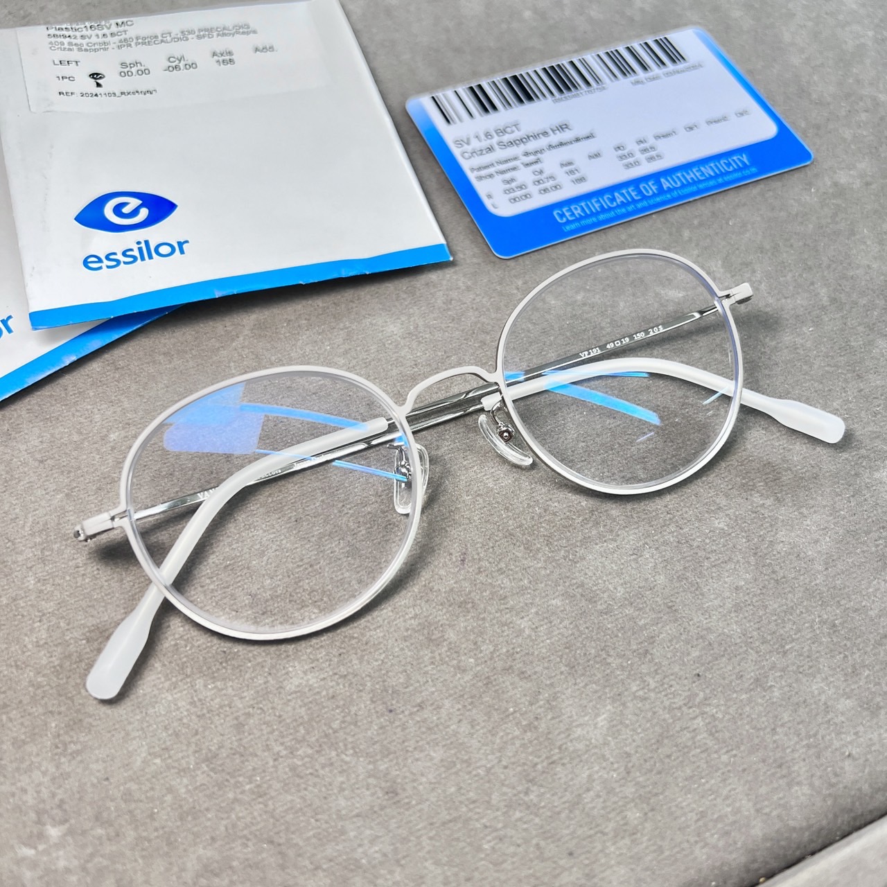Lab RX Essilor Index 1.67 / 1.74 (สั่งผลิตเลนส์ 3 - 5 วันทำการ) ของแท้ ...