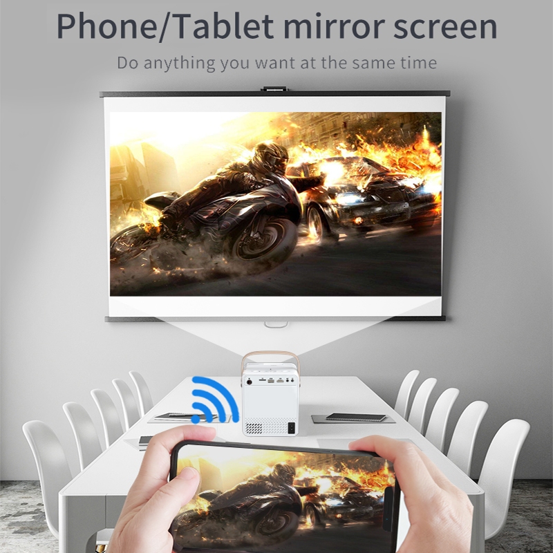 โปรเจคเตอร์มินิ projector CY303 PRO โปรเจคเตอร์ดูหนัง WiFi 1920*1080P ...