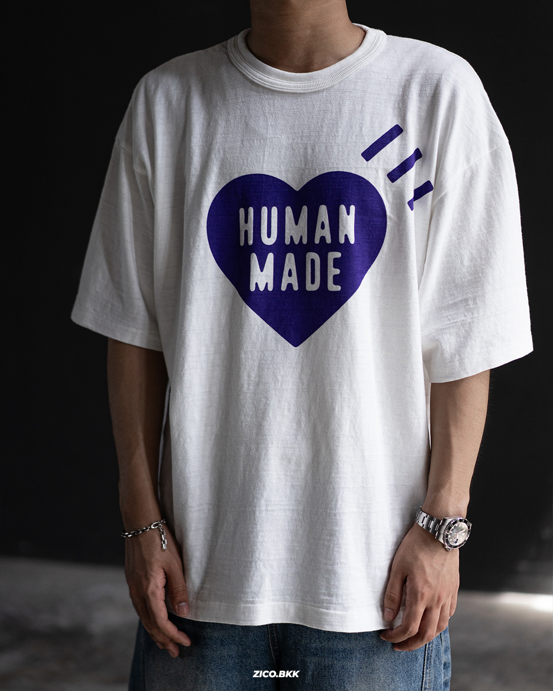 HumanMa Heart Fukuoka T-Shirt (Purple) | Shopee Thailand