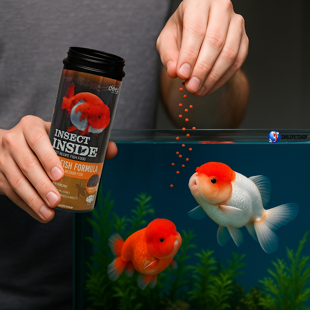 DEEP INSECT INSIDE!! 50g-100g 🦗(อาหารปลาทองสูตรผสมโปรตีนจากแมลง โปรตีน ...
