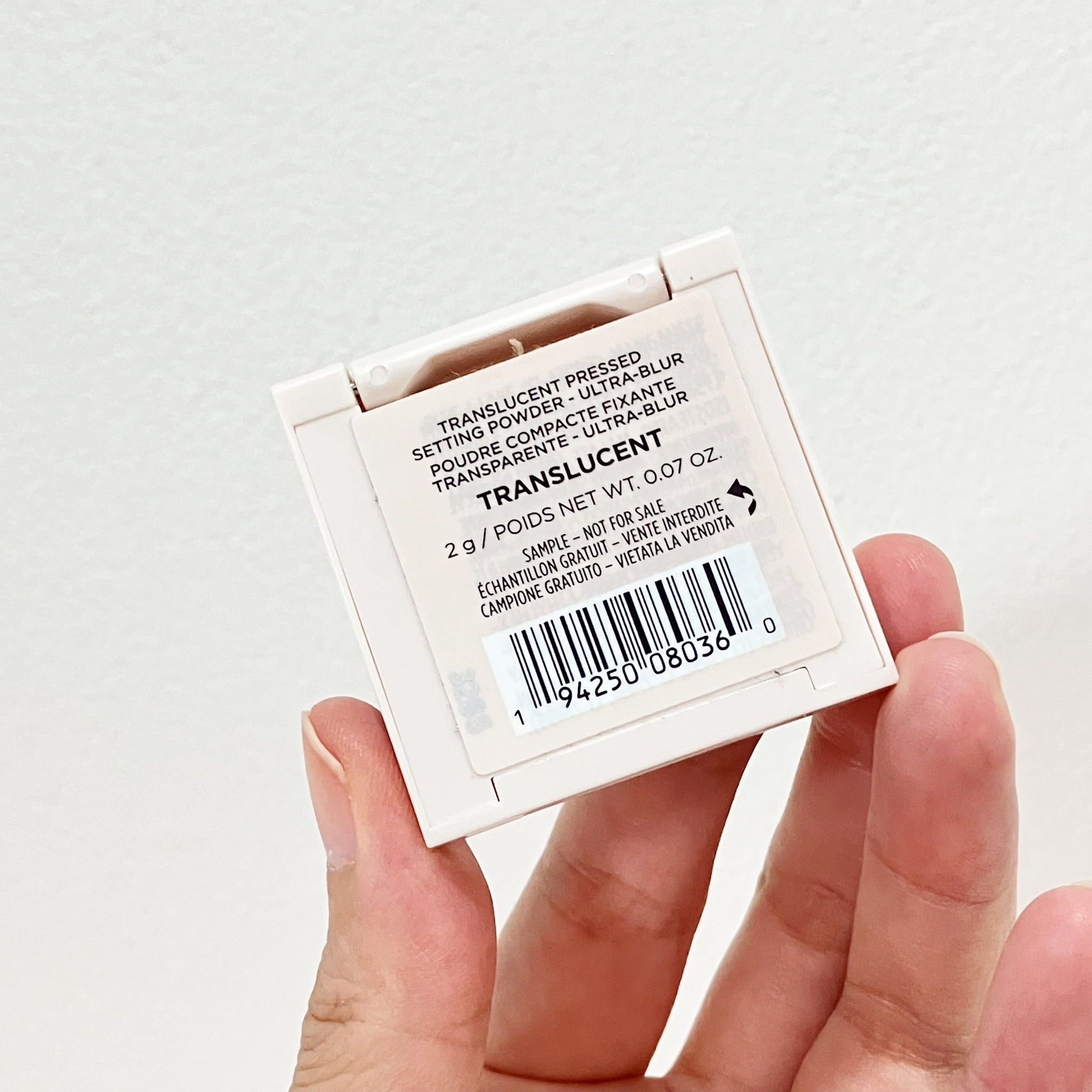 LM Translucent Pressed Setting Powder Ultra-Blur ขนาดทดลอง 2g แป้งโปร่ง ...