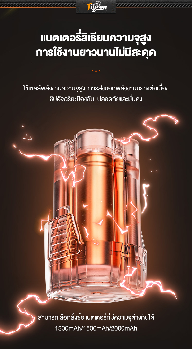 Tigron รุ่น TG-IM160 แรงบิด 160 N.m ไขควงกระแทกไร้สาย 16.8V Brushless สว่านไฟฟ้า มินิไขควงไร้สายสว่านแบตเตอรี่ลิเธียมไอออน