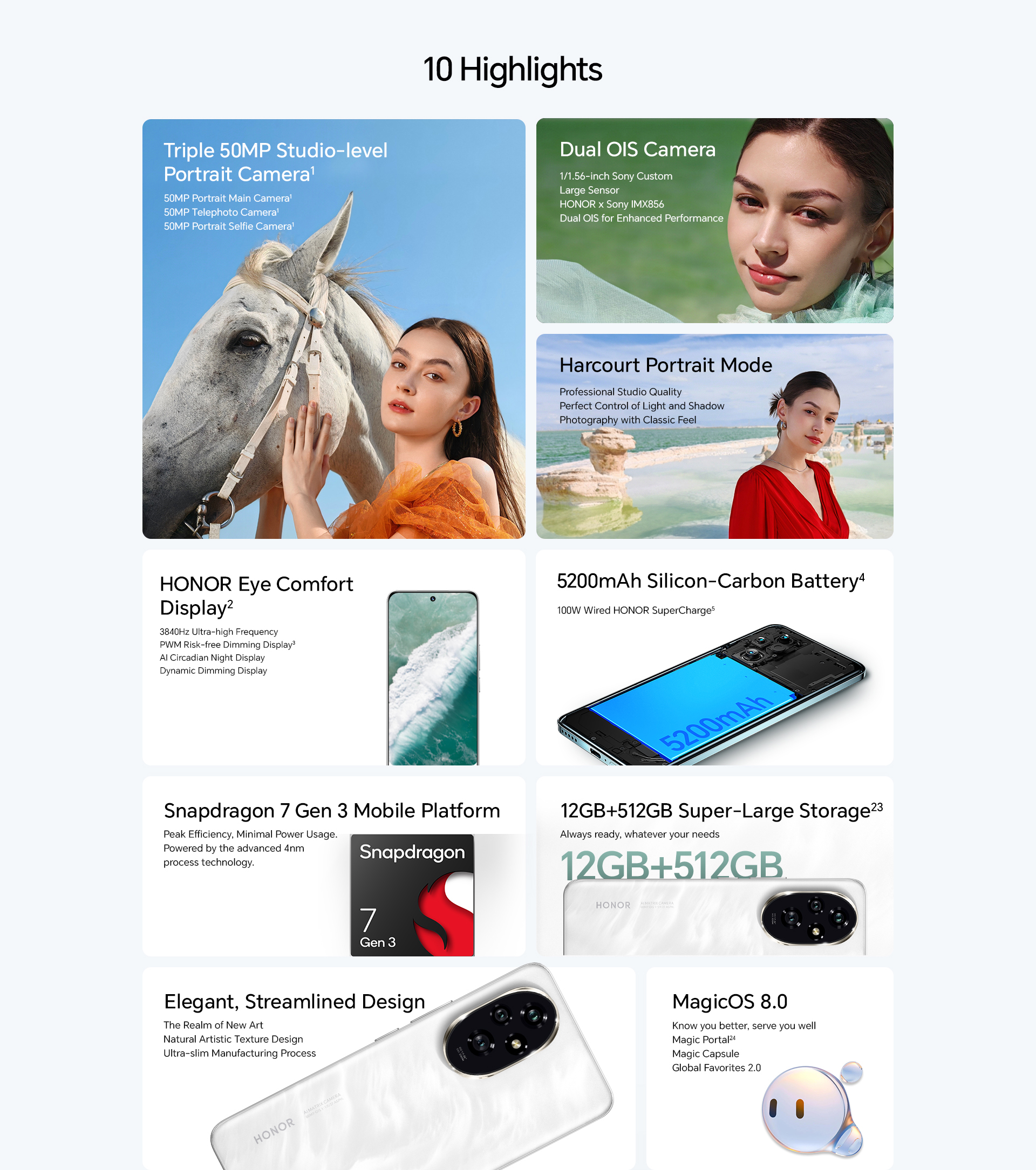 HONOR 200,HONOR 200 pro เป็นผู้นำแฟชั่นที่บางเฉียบในหมู่โทรศัพท์