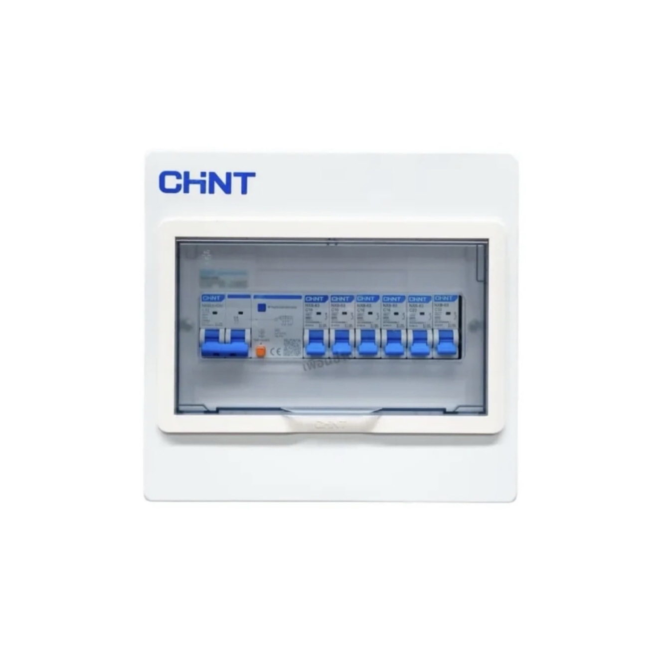 CHINT SET ตู้พร้อมเมนกันดูดลูกย่อย NX30RC 6 เมน RCBO 32A - 63A 6ช่อง ...