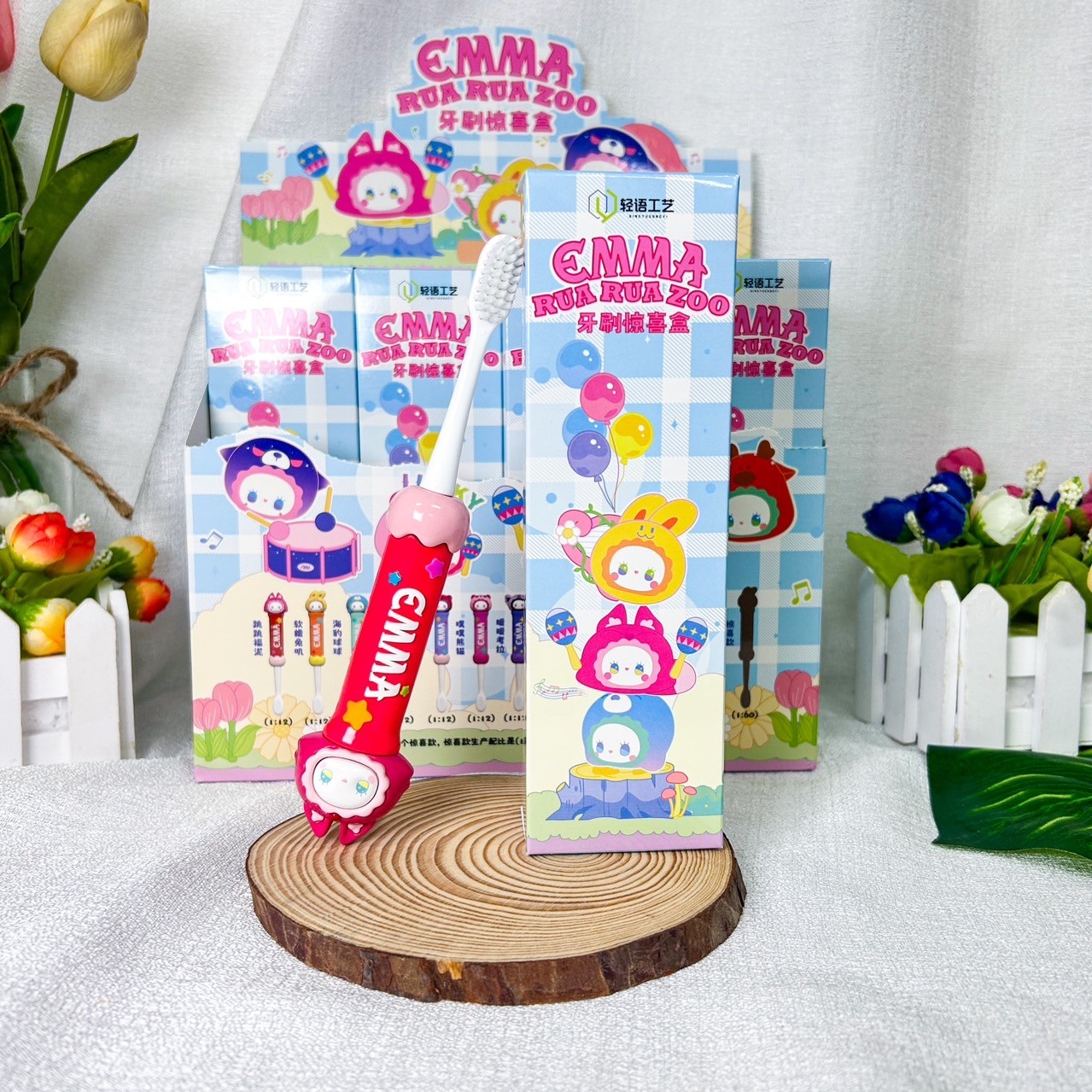 พร้อมส่งในไทย กล่องจุ่ม EMMA Toothbrush Surprise Case แปรงสีฟัน Emma ...