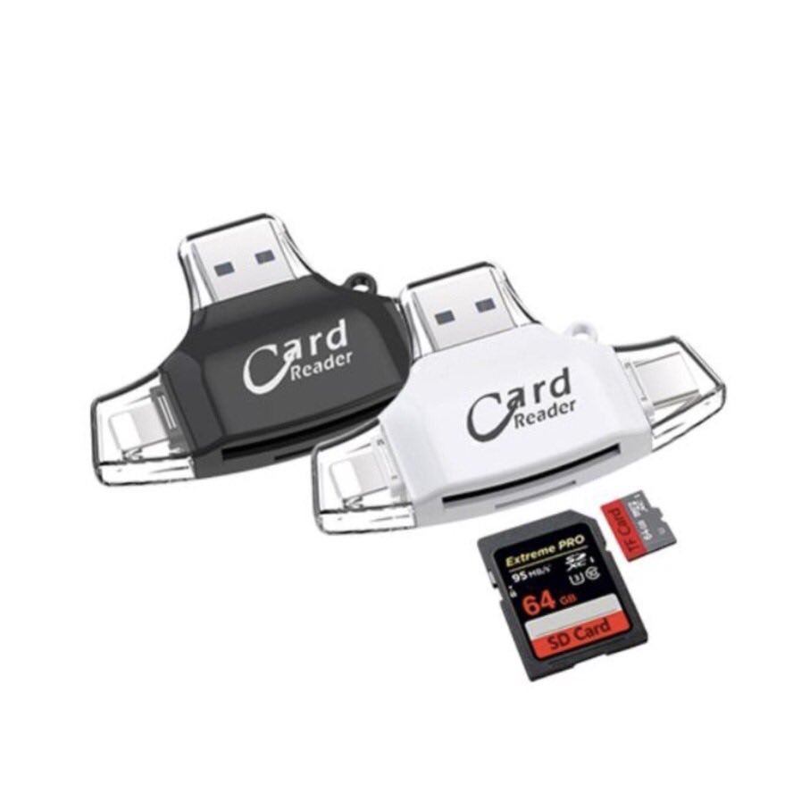 4in1 iDragon OTG Card Reader Mini USB TF Card SD Card การ์ดรีดเดอร์ ตัว ...