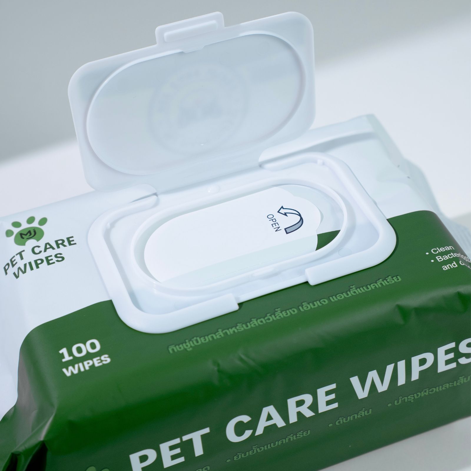 MJ Pet Care Wipes ทิชชู่เปียกสัตว์เลี้ยง ผ้าเปียก หมา,แมว | Shopee Thailand