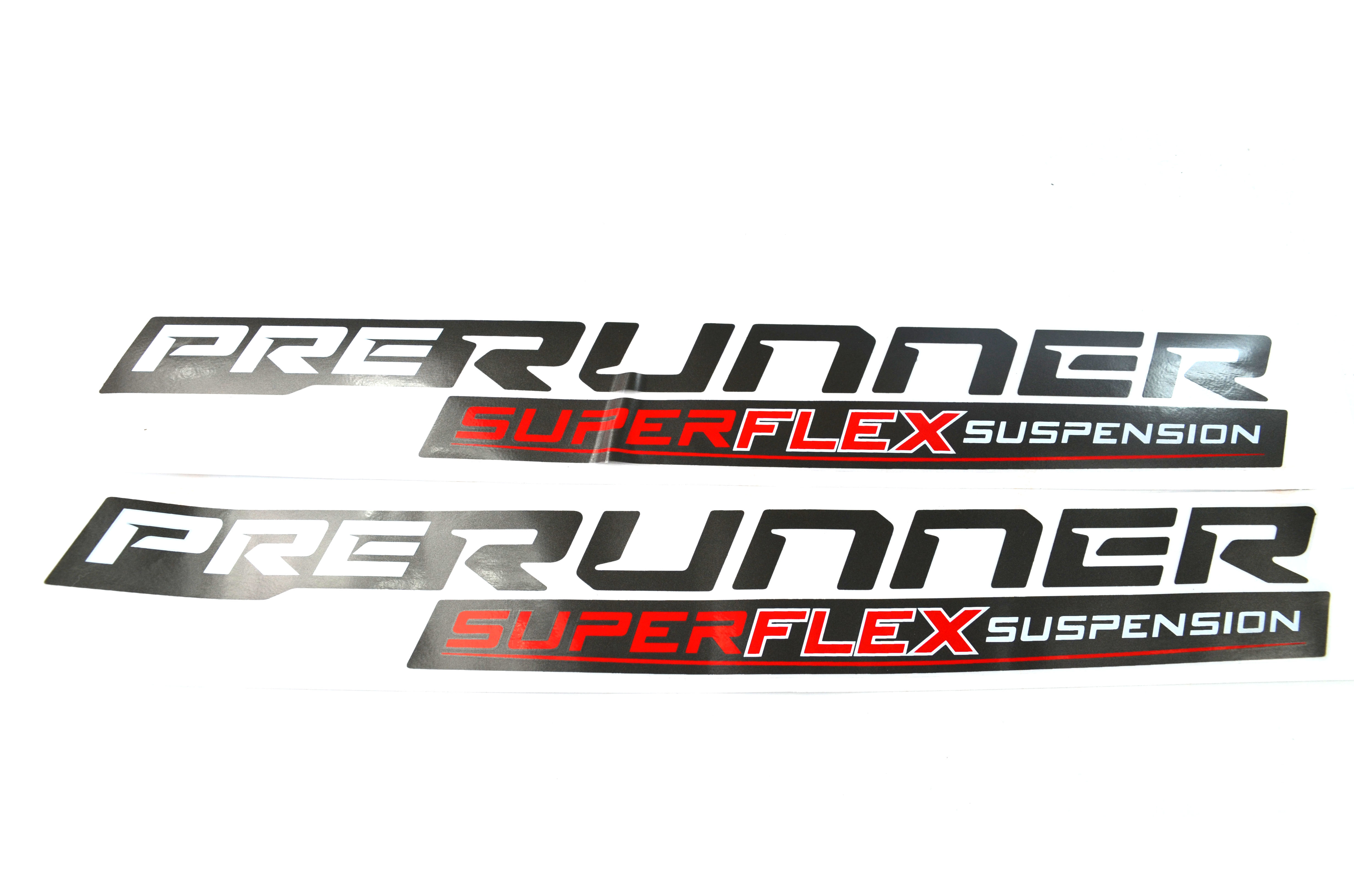 sticker 4x4 diff lock super flex suspension + sticker PRERUNNER SUPER ...