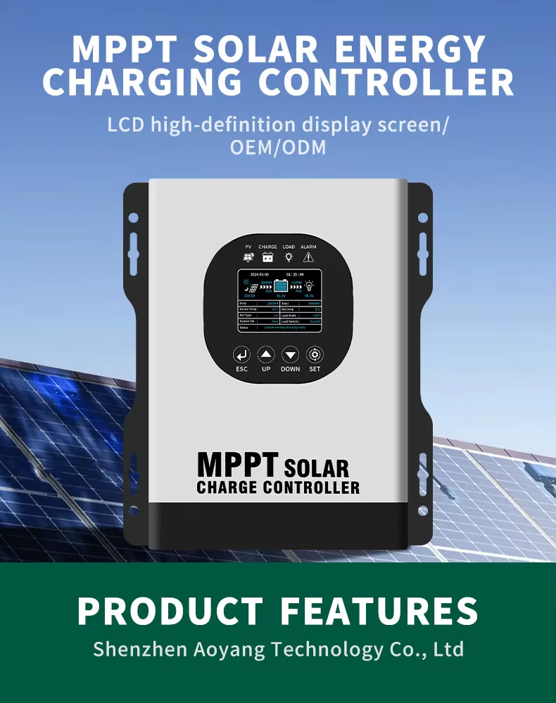 【สต๊อกไทย】Smart high voltage MPPT solar controller รองรับไฟจาก PV สูง ...