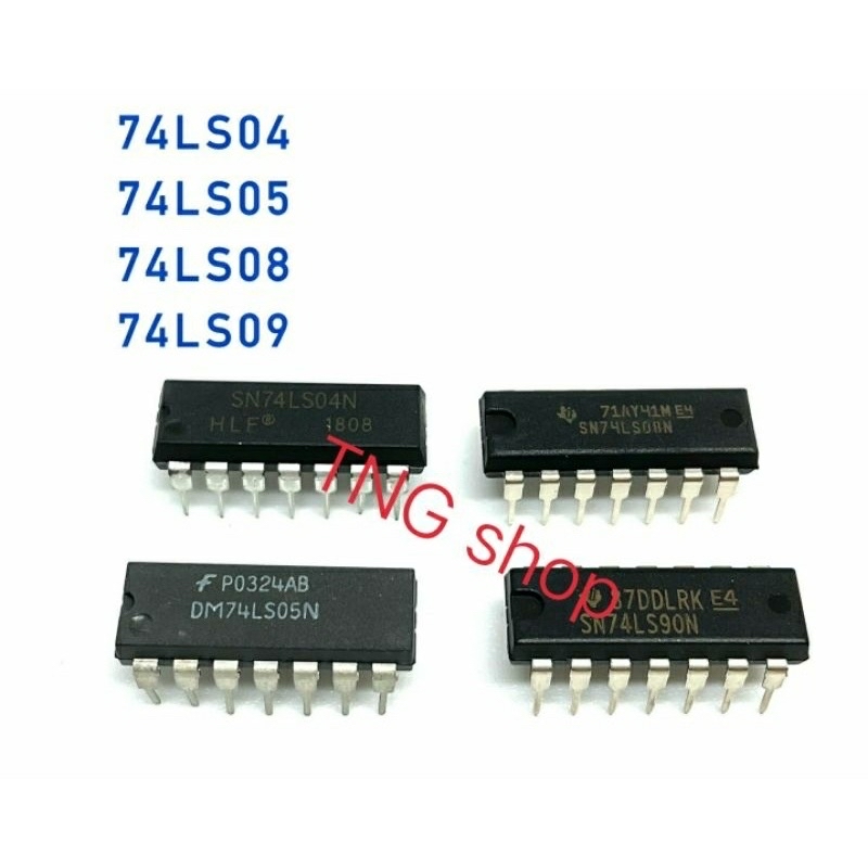 IC 74LS04, 74LS05, 74LS08, 74LS09 สินค้าพร้อมส่ง ออกบิลได้ | Shopee ...