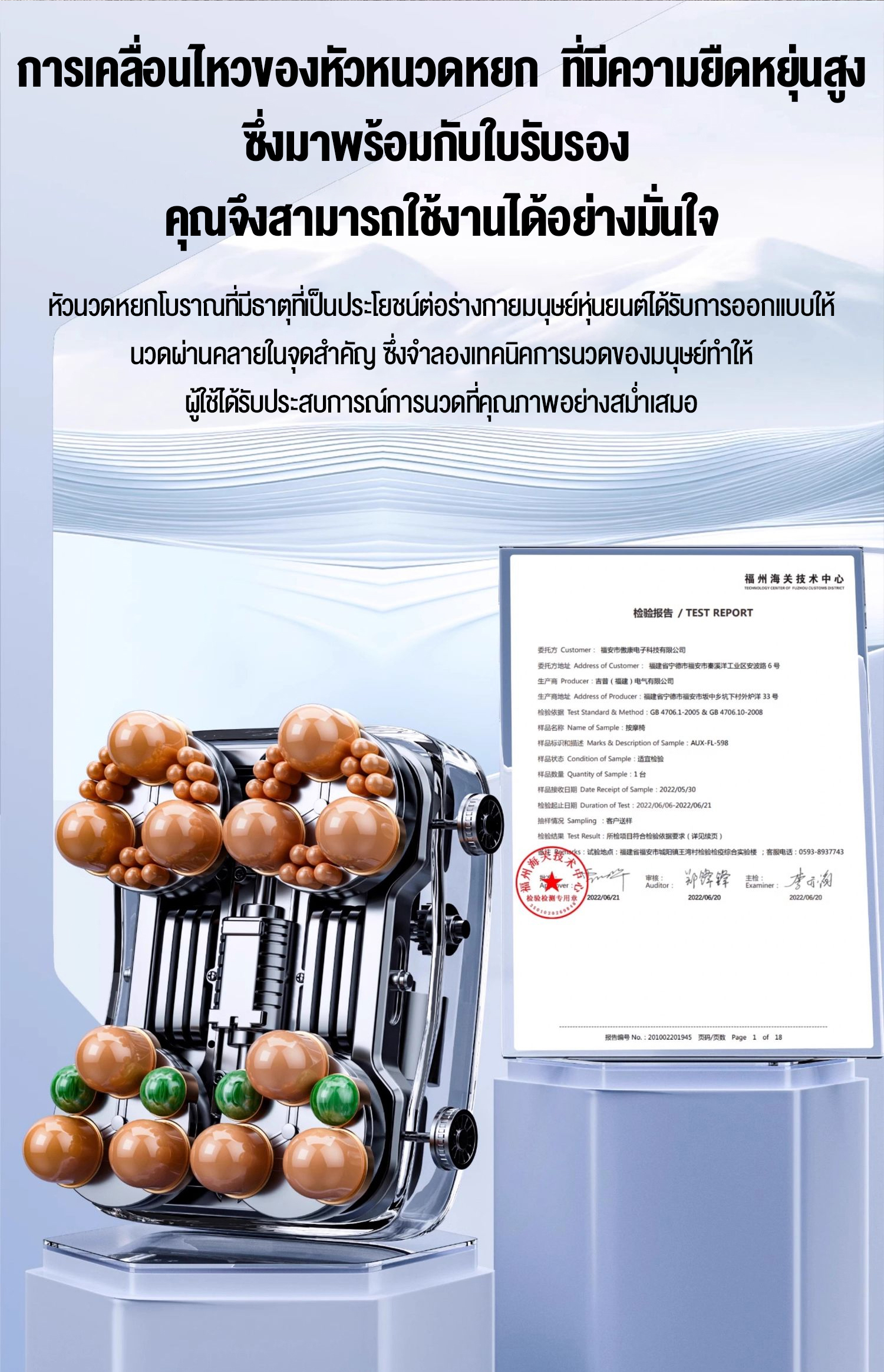 Srabuy รุ่น 2025 เก้าอี้นวดไฟฟ้าอัจฉริยะ มัลติฟังก์ชัน นวดลูกกลิ้ง โหมดยืดร่างกาย นวดเท้า ผ่อนคลายทั่วเรือนร่าง