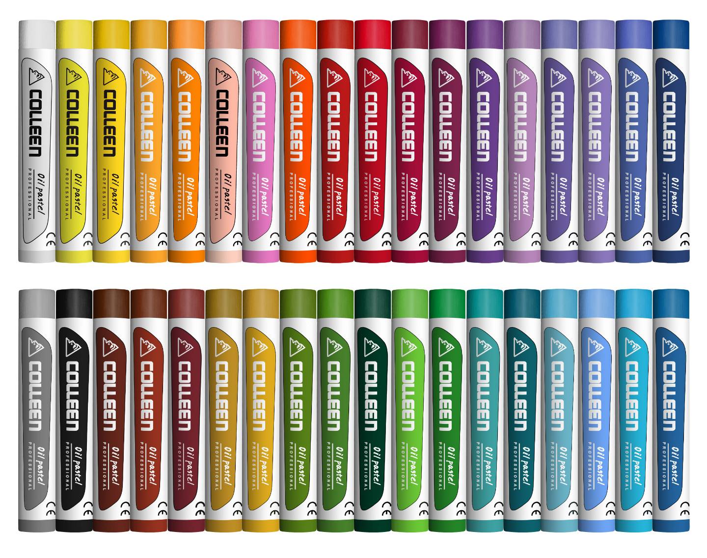 COLLEEN Oil Pastel premium quality สีชอล์ค คอลลีน คุณภาพสูง จัมโบ้ 12 ...