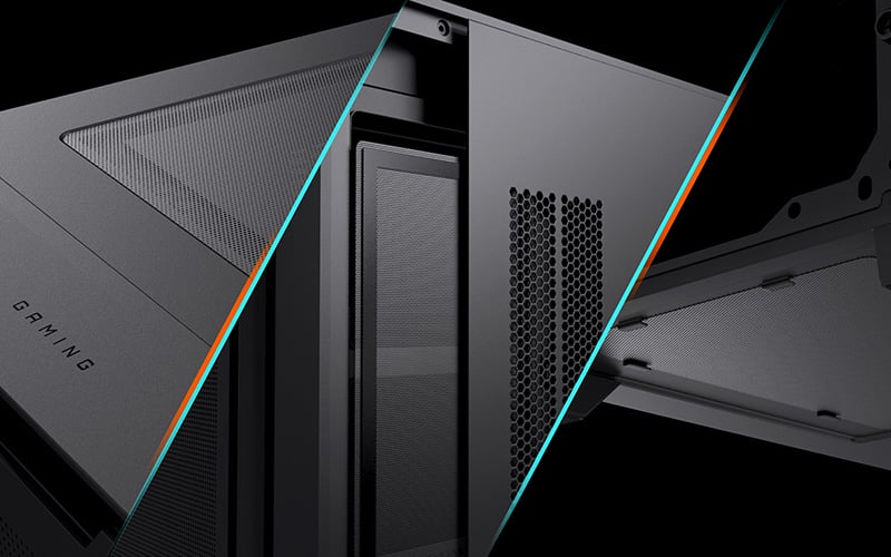CASE (เคส) GIGABYTE C102 GLASS (BLACK) (MICRO-ATX) (GB-C102G GLOBAL ...