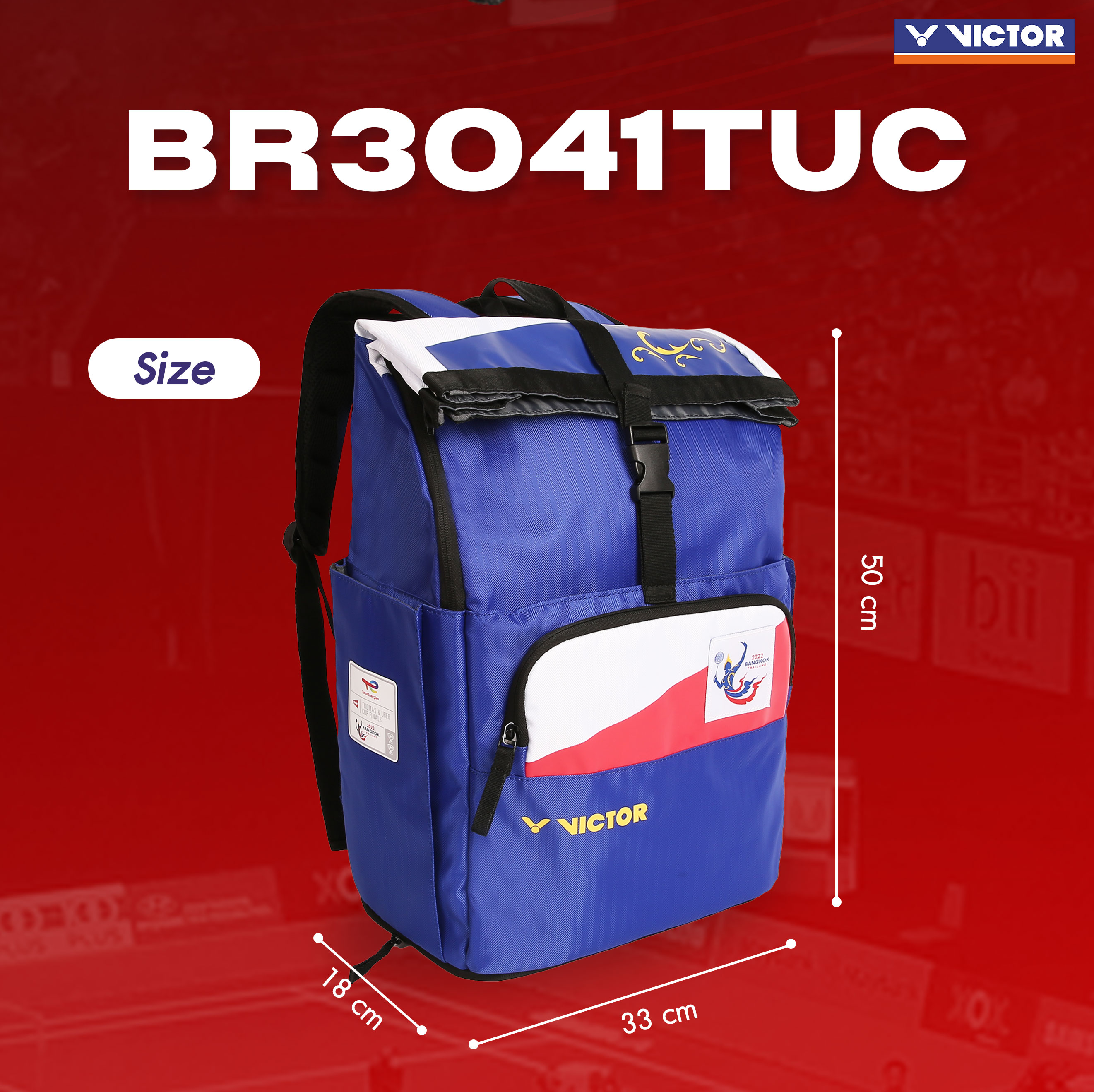 VICTOR バドミントンバッグ THOMAS & UBER CUP FINAL VICTOR バドミントンバッグ THOMAS & UBER CUP FINAL