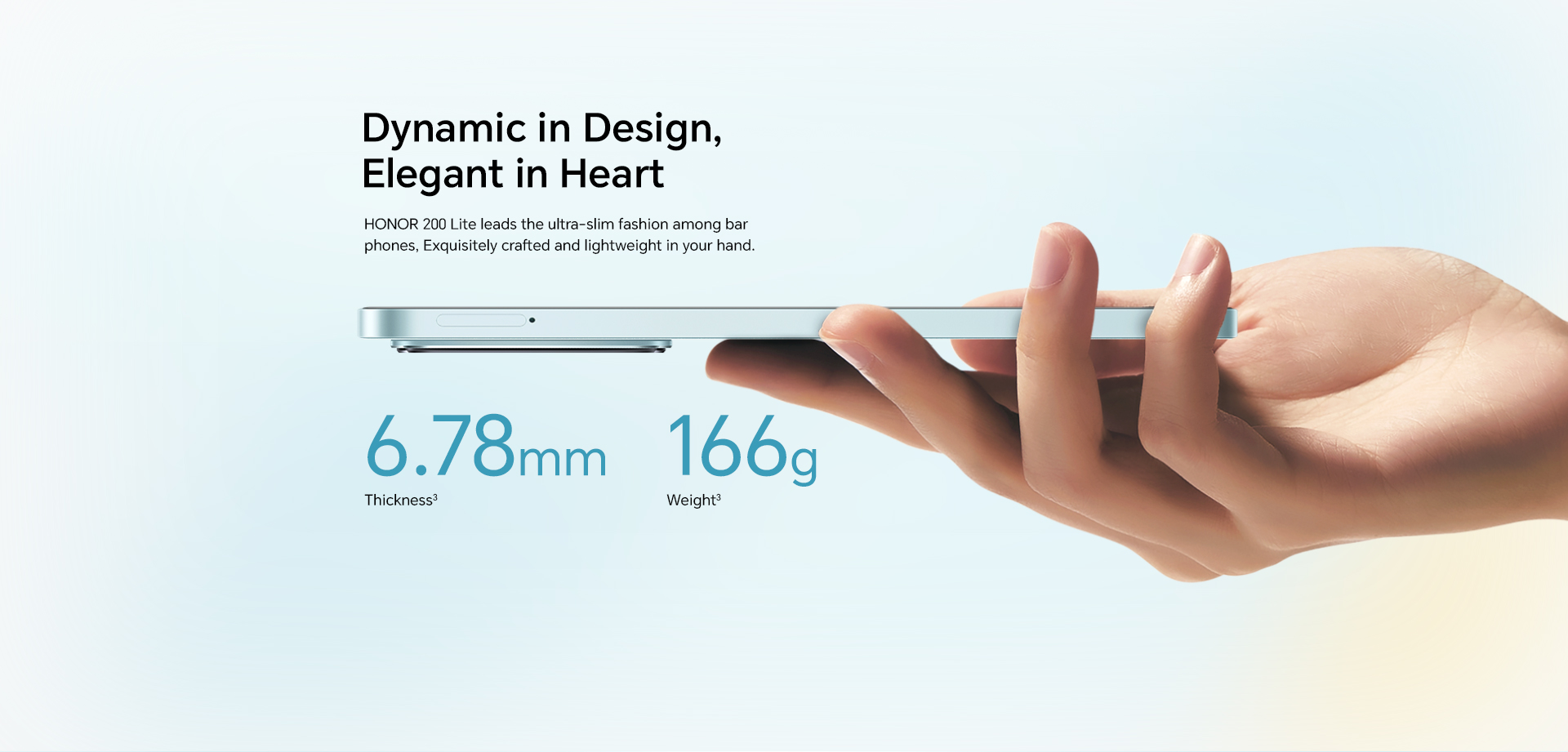 HONOR 200 Lite | 12+256 GB | MediaTek 6080 l The Ai Portrait Master 108MP และ 50MP*3