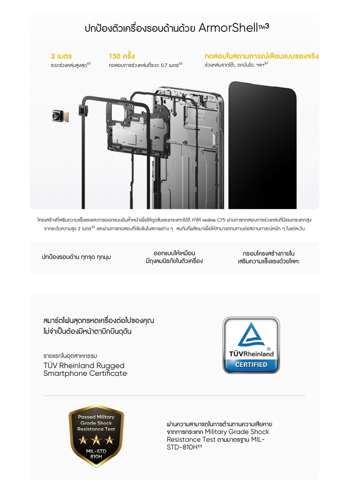 realme C75 (8+128)| Chipset MTK Helio G92 Max กล้องชัด 50MP+Flickerกันน้ำกันฝุ่น IP69แบตเตอรี่จุ 6,000 mAh