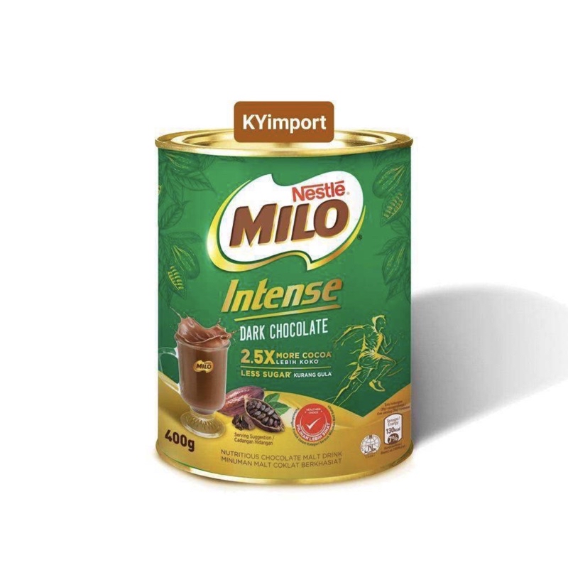 ไมโลกระป๋อง 400 กรัม ไมโลรถโรงเรียน ไมโลมาเลเซีย Milo intense 400g ...