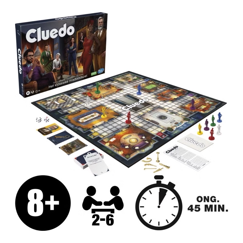 💰พร้อมส่ง ของแท้💰CLUDO บอร์ดเกม แนวสืบสวน ไขปริศนา CLUE CLUDO CLASSIC ...
