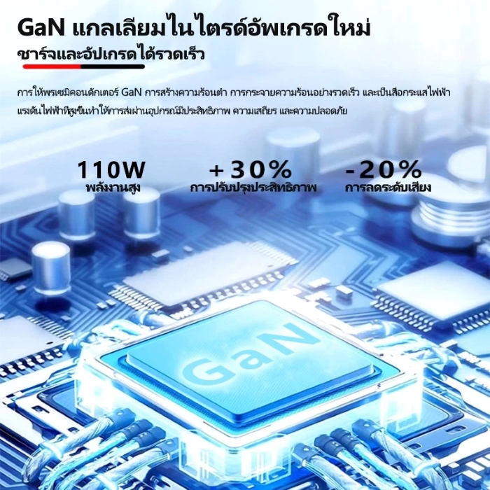NETPAC 6 in 1/ 8 in 1 หัวชาร์จแบบชาร์จเร็ว 8 พอร์ต 168W PD 3.1A Adapter ...