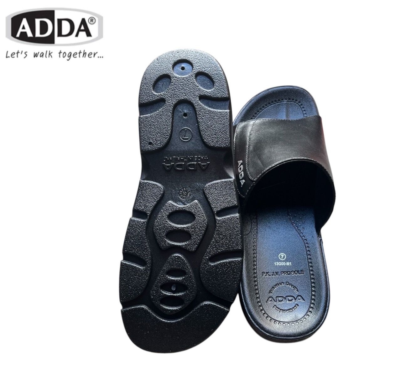รองเท้าแตะ ADDA ของแท้ พื้นยางนิ่ม กันลื่น ใส่สบายเท้า รุ่น13G00 ไซร้7 ...
