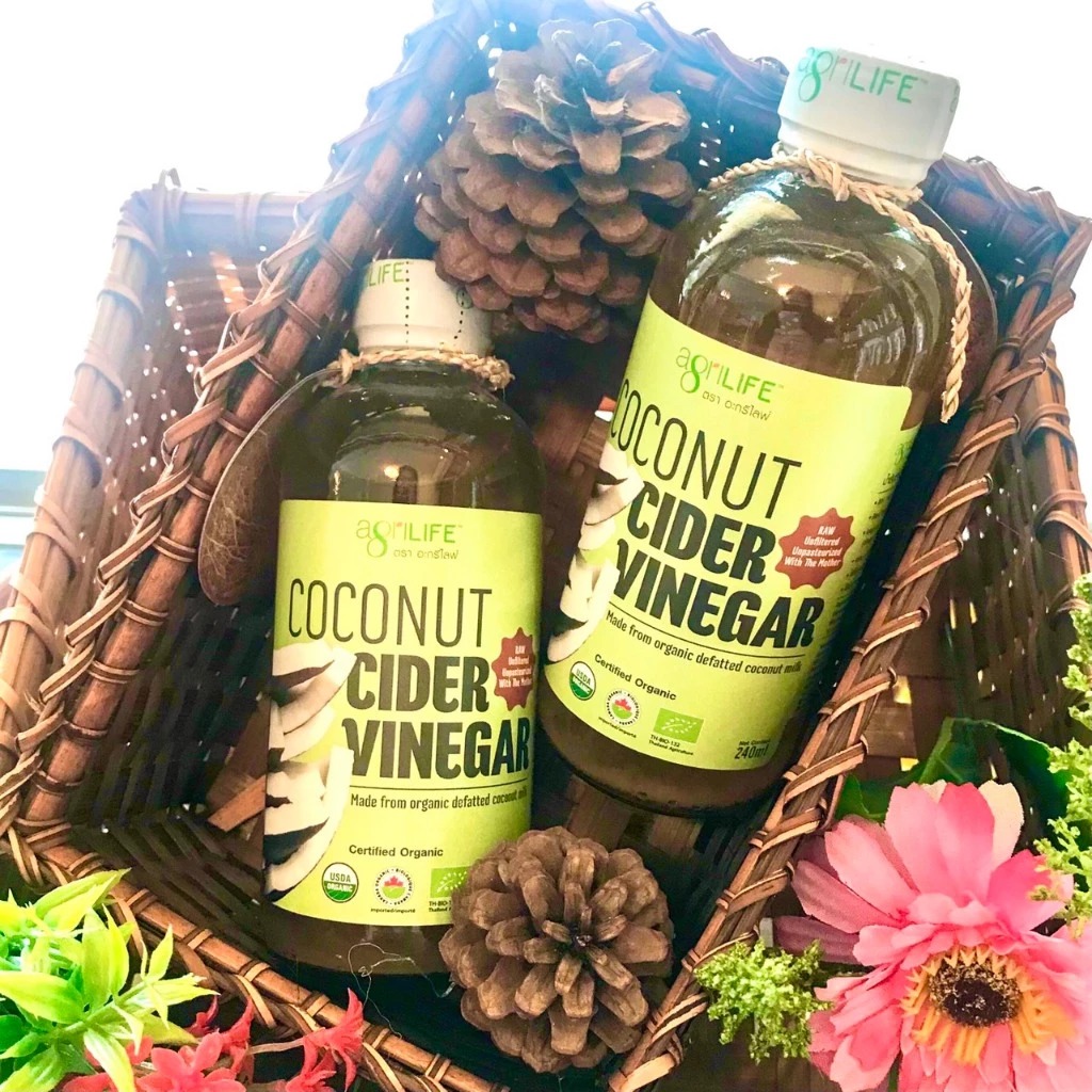 Agrilife อะกรีไลฟ์ น้ำส้มสายชูหมักจากกะทิไขมันต่ำ Coconut Cider Vinegar ...